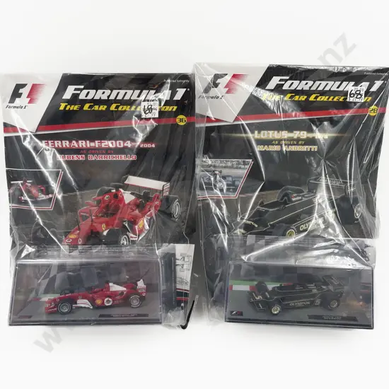 Twelve Formula A1 The Car Collection Models