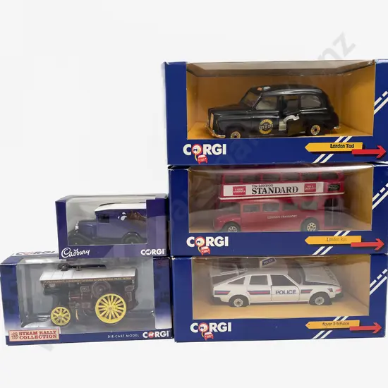 Five Various Corgi Models