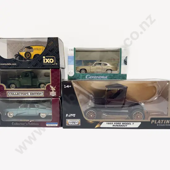 Five Various Boxed Models