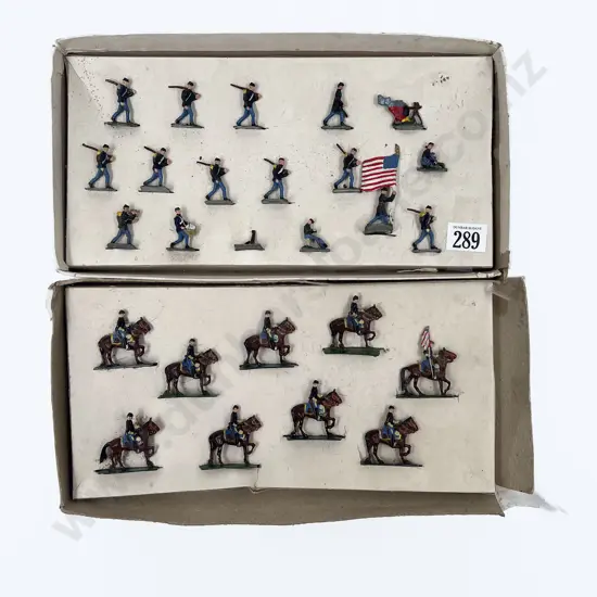 Two Sets American Civil War Soldiers