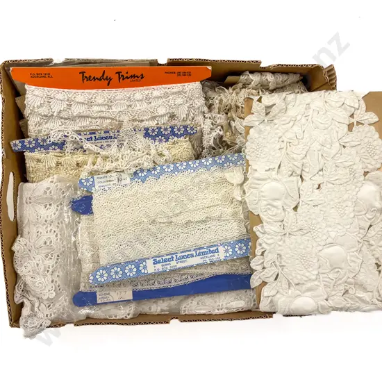 Large Collection of Vintage Laces