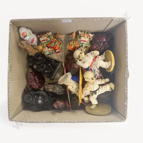 Quantity of Assorted Asian Ornaments & Figures etc
