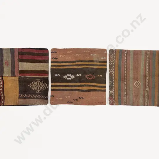 Three Assorted Pillow Covers