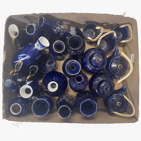 Box of Assorted China Vases etc