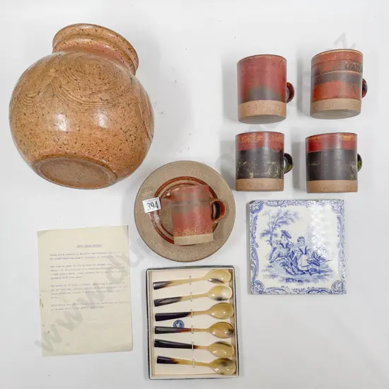 Quantity of Assorted Robin Welch Pottery and Assorted