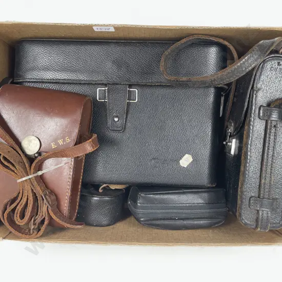 Box of Assorted Vintage Cameras