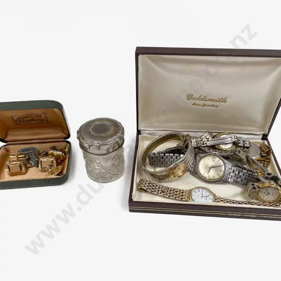 Quantity of Assorted Wristwatches and Cufflinks etc