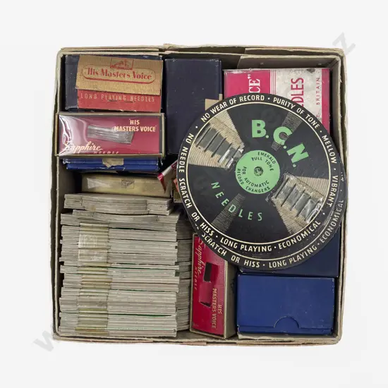 Quantity of Assorted Gramophone Needles etc
