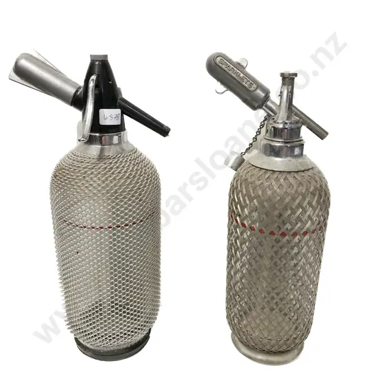 Two Vintage Soda Syphons