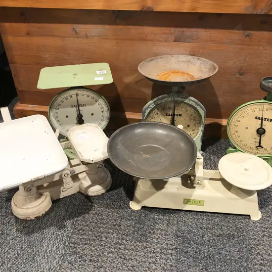 Five Assorted Vintage Scales