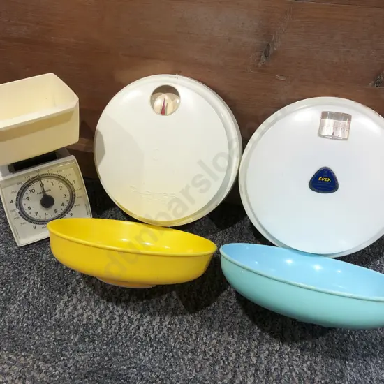 Three Vintage Kitchen Scales