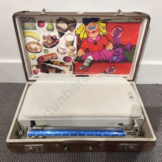 Vintage Nursery Scales in Travel Case