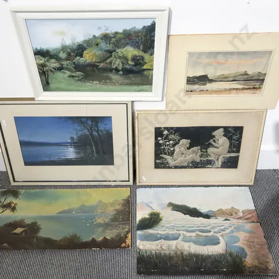 Six Assorted Prints and Original Artworks