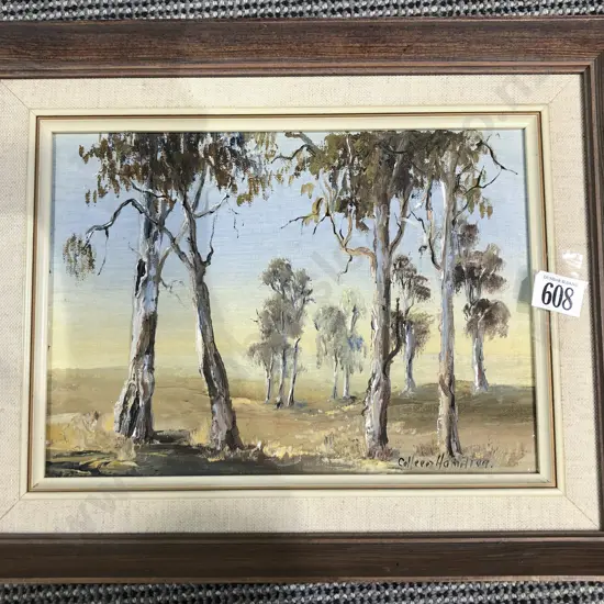 Colleen Hamilton - "Gums"- Oil on Board