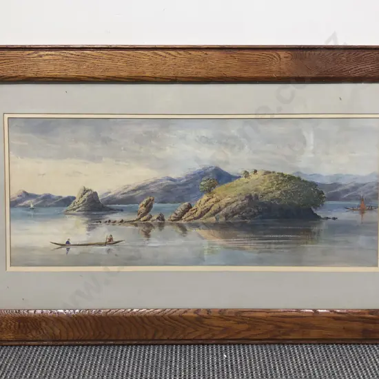 Unsigned - Coastal Landscape - W/C