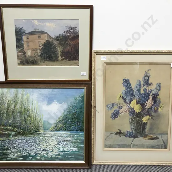 Three Framed Works