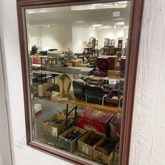 Rectangular Bevel Edge Wall Mirror