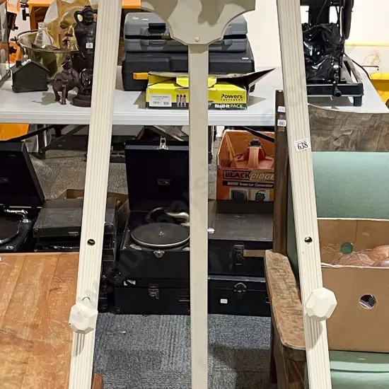 Large White Painted Decorative Easel