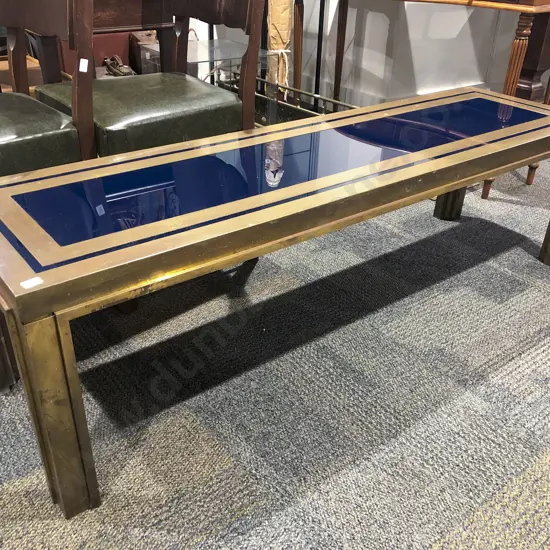 Brass Rectangular Coffee Table