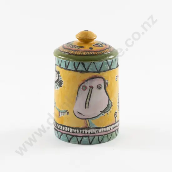 Unknown Potter Lidded Canister