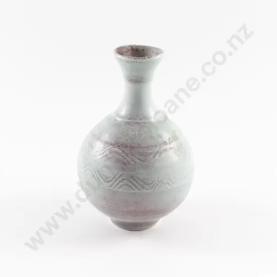 NZ Studio Pottery Bottle Vase