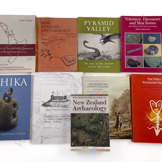 9 Books On Prehistoric NZ Archaeology Etc