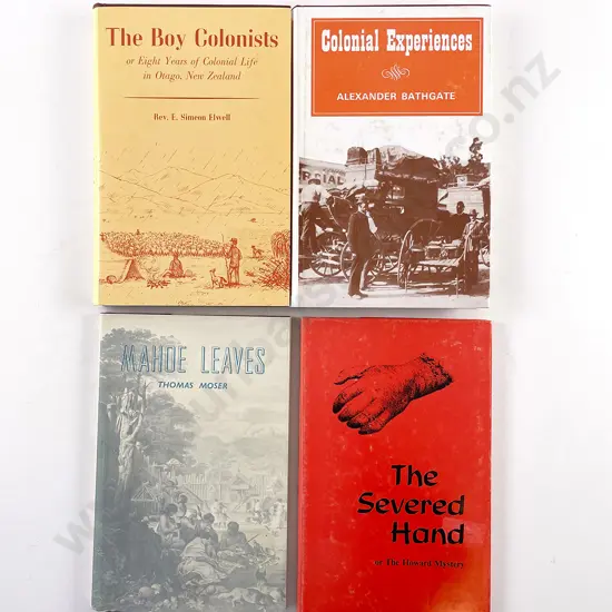 4 Capper Press NZ Historical Reprints