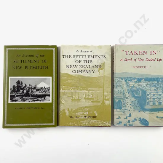 3 Capper Press Historical Settlement Reprint Volumes