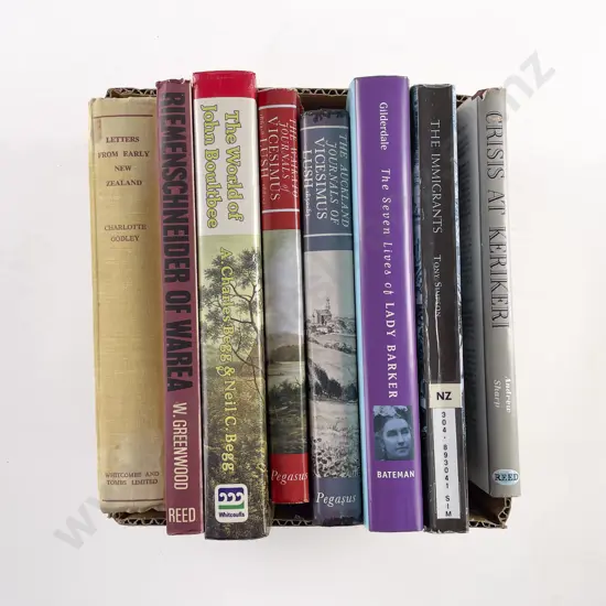 8 NZ Biographical & Historical Titles