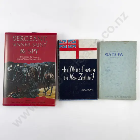 3 Books On The Maori Wars