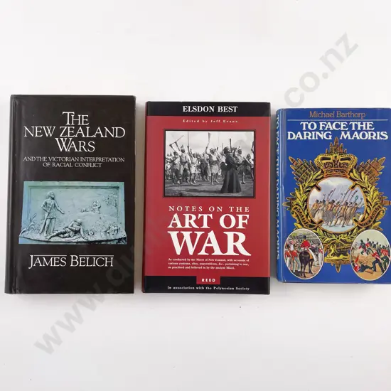 3 Maori War Related Volumes