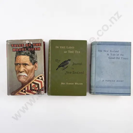 3 Early Historical NZ/Maori Books