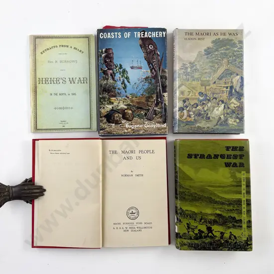 5 Various Maori Volumes Including The Wars