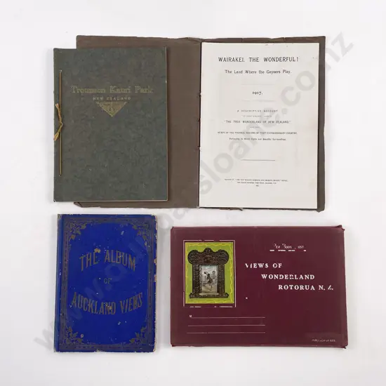 4 Vintage NZ Tourist Booklets