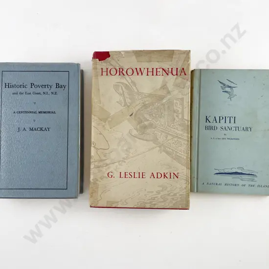 3 North Island Topographical Volumes