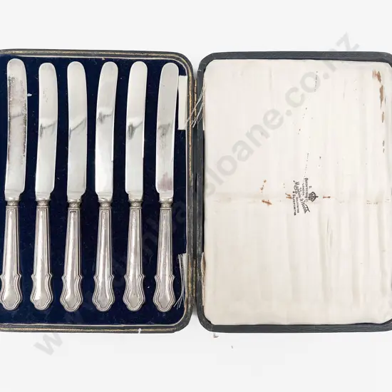 Cased Set of Six S/S Fruit Knives