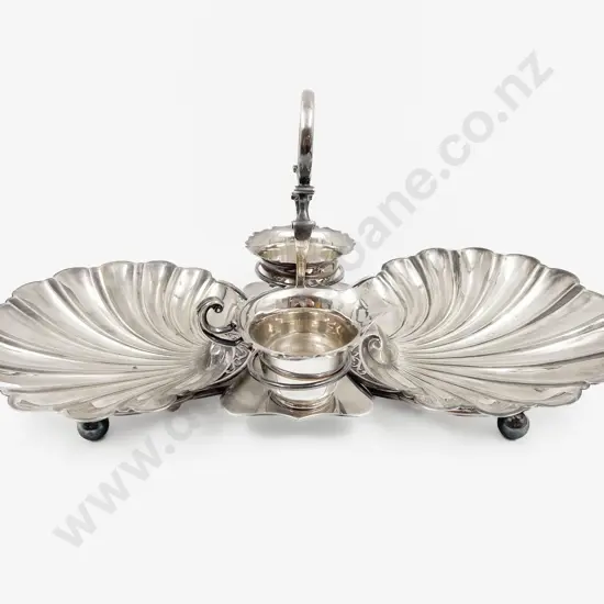 Large Early C20th S/P Serving Tray