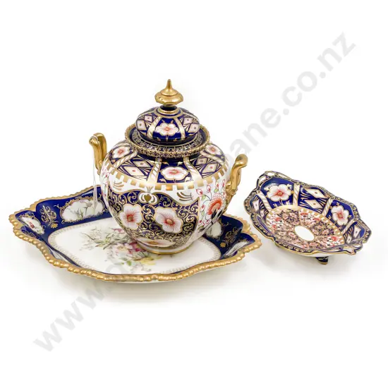 Two Pieces of  RCD Imari Pattern China & Royal Worcester