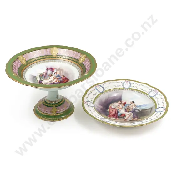 Austrian Angelica Kaufmann Style Comport & Other