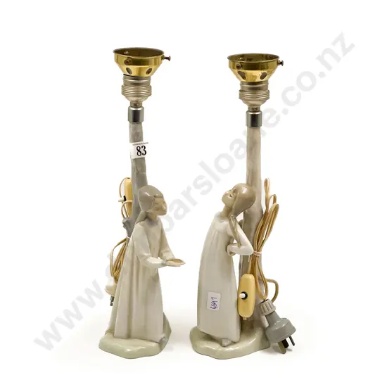 Two Nao Figural Table Lamps