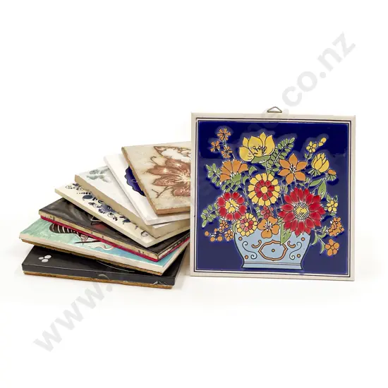 Quantity of Assorted Decorative Tiles including Royce McGlashen