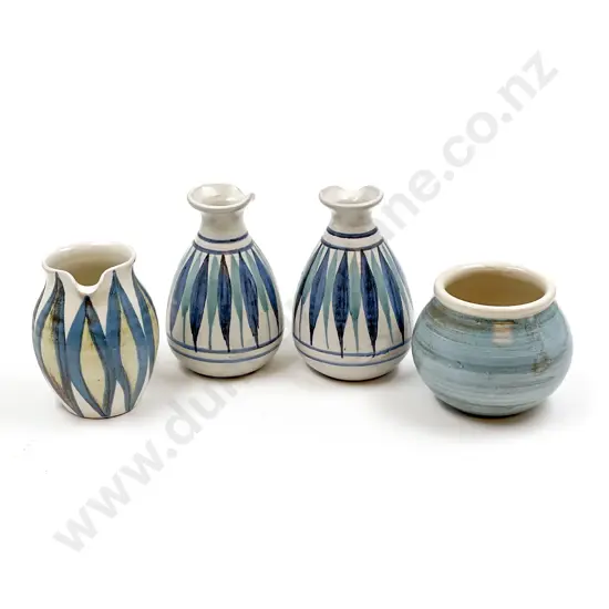 Four Pieces of Hanmer Pottery