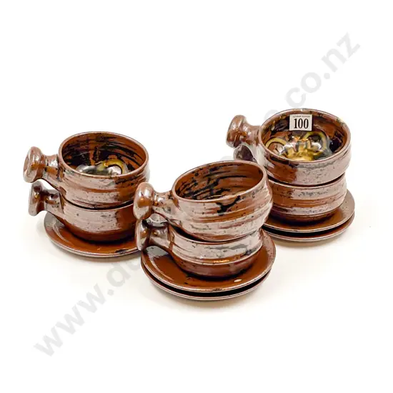 Six Helen Mason Soup Cups