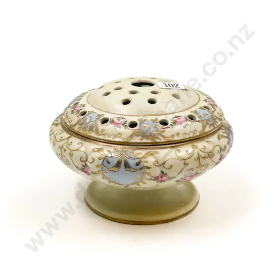 Quantity of Assorted China together with Rose Bowl