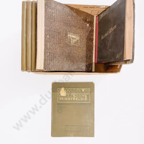 Quantity of Assorted Vintage Records together with Assorted Sheet Music