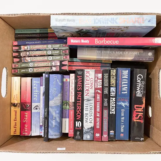 Box of Assorted Books