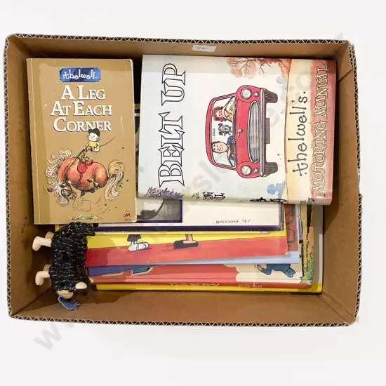 Box of Assorted Vintage Childrens Books etc