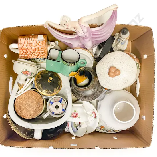 Box of Assorted China etc