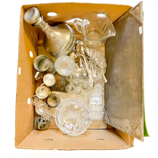 Quantity of Assorted Glassware & Cutlery etc