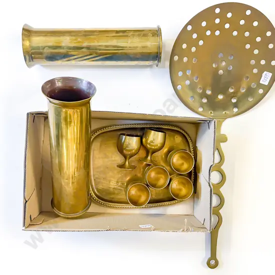 Quantity of Assorted Brassware